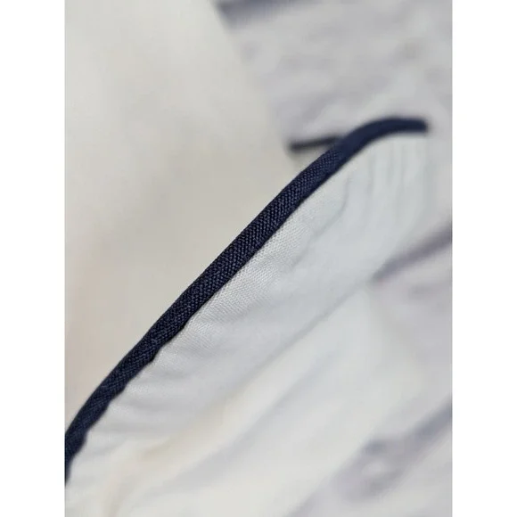 SINGLE STITCH🌿Ralph Lauren Robe Unisex M/L Belted Cotton Piping Bath LoungeLogo - Picture 11 of 13
